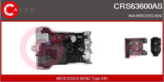 Casco CRS63600AS - Сопротивление, реле, вентилятор салона abcparts.ee