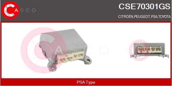 Casco CSE70301GS - Блок управления, рулевой механизм с усилителем abcparts.ee