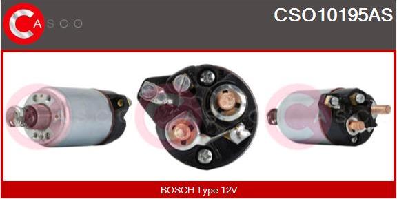 Casco CSO10195AS - Тяговое реле, соленоид, стартер abcparts.ee