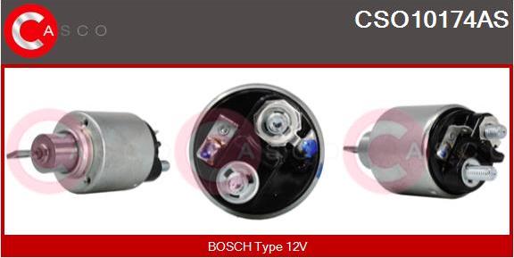 Casco CSO10174AS - Тяговое реле, соленоид, стартер abcparts.ee