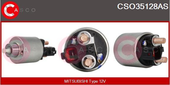 Casco CSO35128AS - Тяговое реле, соленоид, стартер abcparts.ee