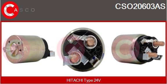 Casco CSO20603AS - Тяговое реле, соленоид, стартер abcparts.ee