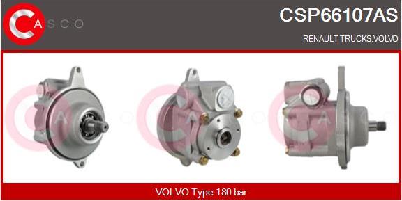 Casco CSP66107AS - Гидравлический насос, рулевое управление, ГУР abcparts.ee