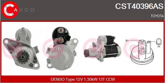 Casco CST40396AS - Стартер abcparts.ee