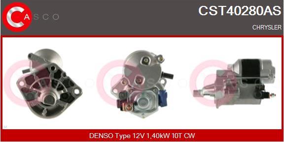 Casco CST40280AS - Стартер abcparts.ee