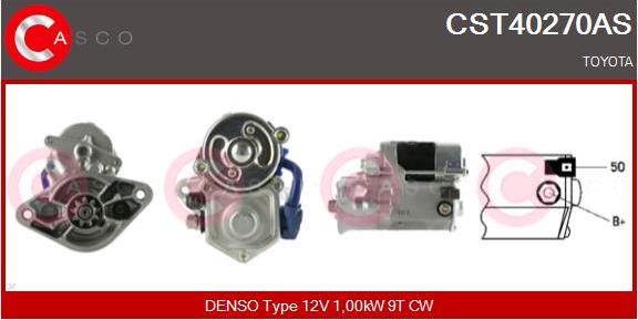 Casco CST40270AS - Стартер abcparts.ee