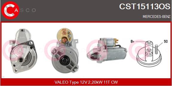 Casco CST15113OS - Стартер abcparts.ee