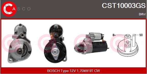 Casco CST10003GS - Стартер abcparts.ee