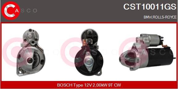 Casco CST10011GS - Стартер abcparts.ee
