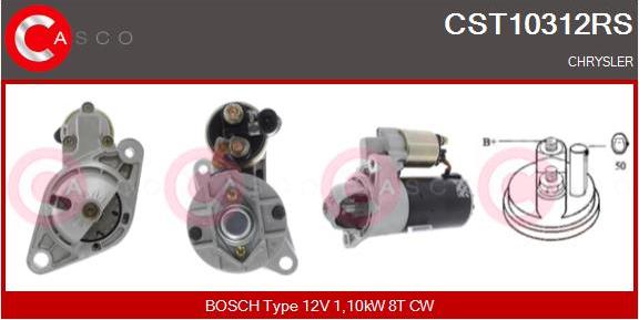 Casco CST10312RS - Стартер abcparts.ee