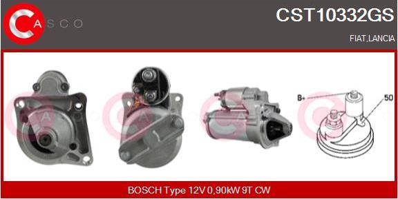 Casco CST10332GS - Стартер abcparts.ee
