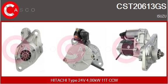 Casco CST20613GS - Стартер abcparts.ee