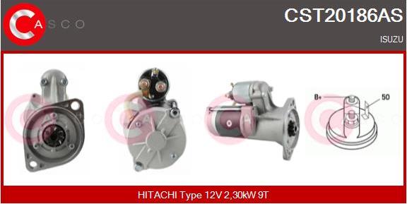 Casco CST20186AS - Стартер abcparts.ee