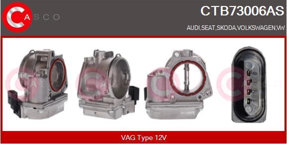 Casco CTB73006AS - Корпус дроссельной заслонки abcparts.ee