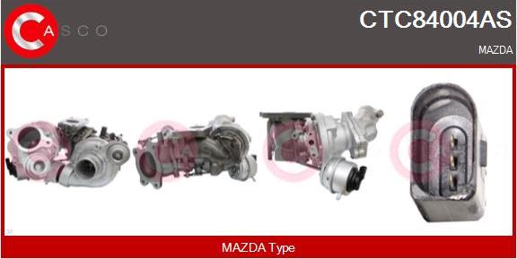 Casco CTC84004AS - Турбина, компрессор abcparts.ee