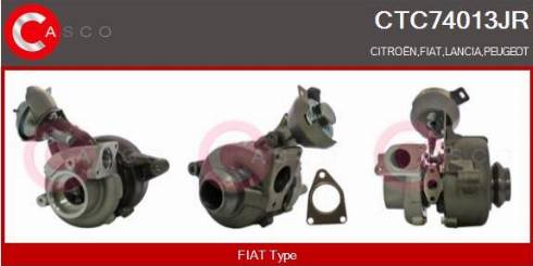Casco CTC74013JR - Турбина, компрессор abcparts.ee