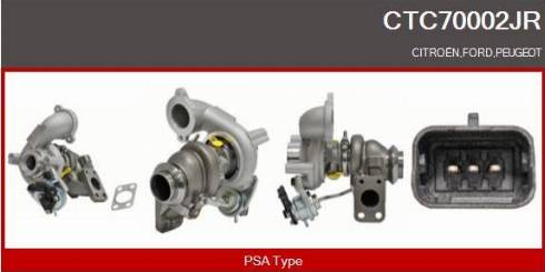 Casco CTC70002JR - Турбина, компрессор abcparts.ee