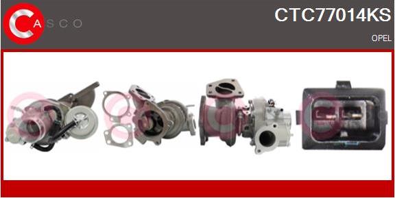 Casco CTC77014KS - Турбина, компрессор abcparts.ee