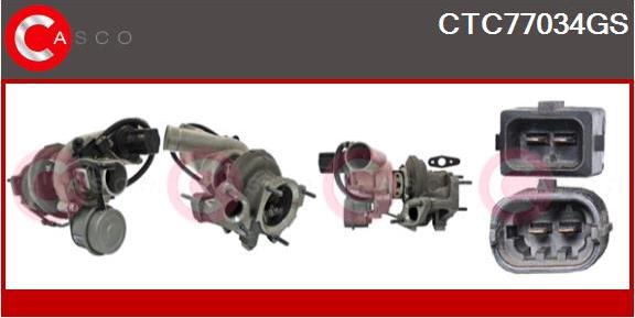 Casco CTC77034GS - Турбина, компрессор abcparts.ee
