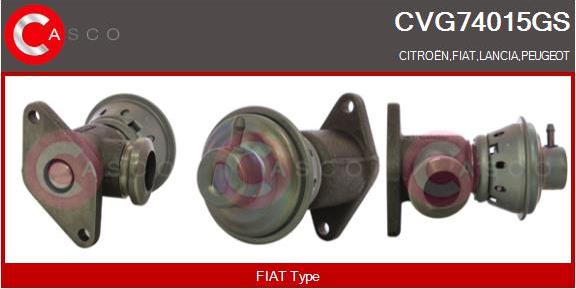Casco CVG74015GS - Клапан возврата ОГ abcparts.ee