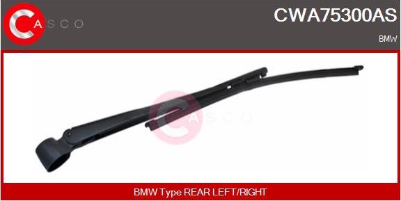 Casco CWA75300AS - Рычаг стеклоочистителя, система очистки окон abcparts.ee
