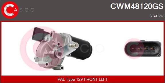 Casco CWM48120GS - Двигатель стеклоочистителя abcparts.ee
