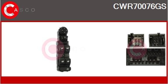 Casco CWR70076GS - Выключатель, стеклоподъемник abcparts.ee