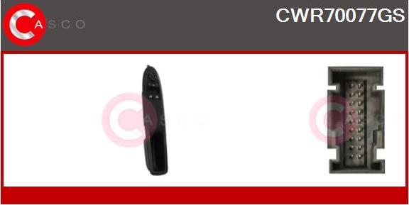 Casco CWR70077GS - Выключатель, стеклоподъемник abcparts.ee