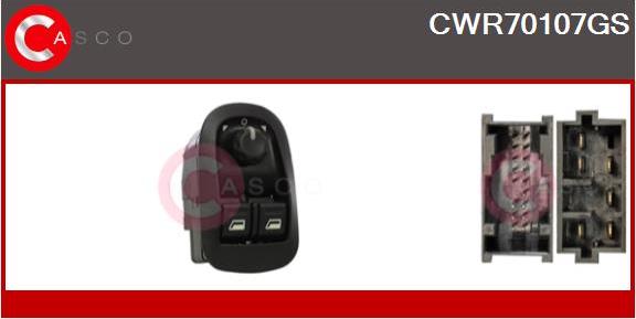 Casco CWR70107GS - Выключатель, стеклоподъемник abcparts.ee