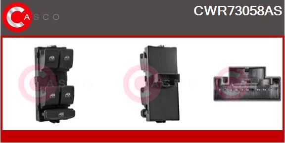 Casco CWR73058AS - Выключатель, стеклоподъемник abcparts.ee