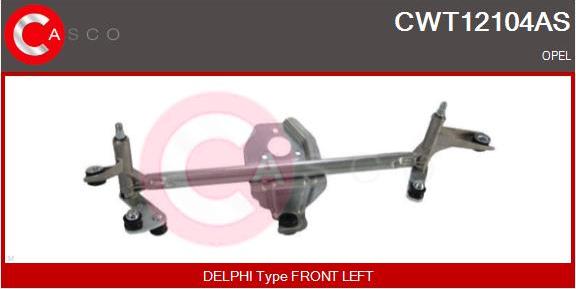 Casco CWT12104AS - Система тяг и рычагов привода стеклоочистителя abcparts.ee