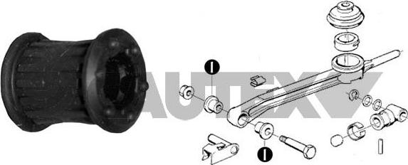 Cautex 751051 - Втулка, шток вилки переключения abcparts.ee
