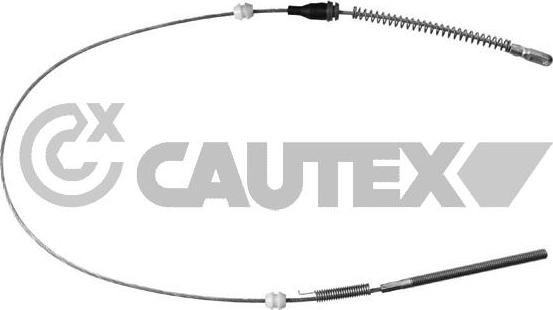 Cautex 761966 - Тросик, cтояночный тормоз abcparts.ee