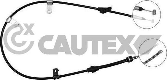 Cautex 761715 - Тросик, cтояночный тормоз abcparts.ee