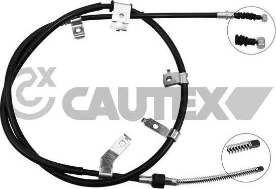 Cautex 763244 - Тросик, cтояночный тормоз abcparts.ee