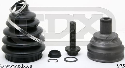 CDX 975 - Комплект ШРУСа, приводной вал, шарнир abcparts.ee