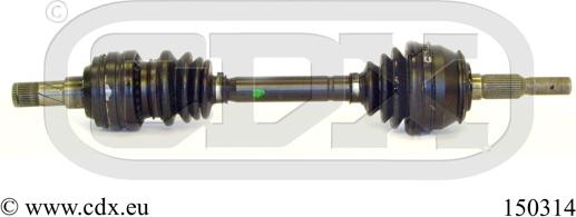 CDX 150314 - Приводной вал abcparts.ee