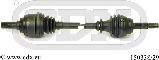 CDX 150338/29 - Приводной вал abcparts.ee