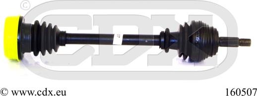 CDX 160507 - Приводной вал abcparts.ee