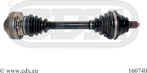 CDX 160740 - Приводной вал abcparts.ee