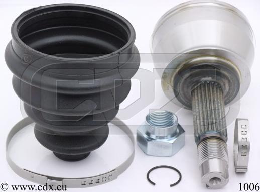 CDX 1006 - Комплект ШРУСа, приводной вал, шарнир abcparts.ee