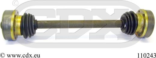 CDX 110243 - Приводной вал abcparts.ee