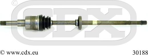 CDX 30188 - ШРУС, Шарнир угловых скоростей, приводной вал abcparts.ee