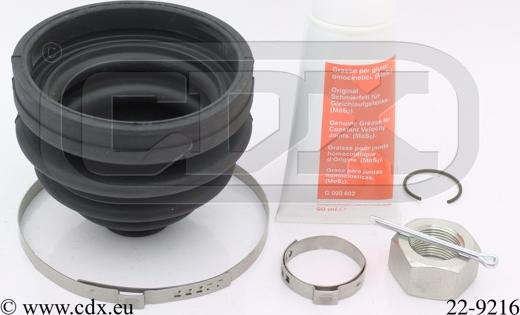 CDX 22-9216 - Пыльник, приводной вал abcparts.ee