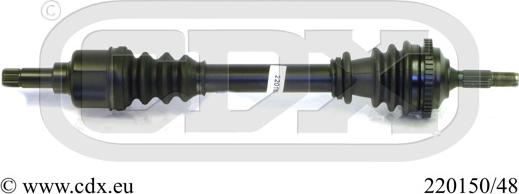 CDX 220150/48 - Приводной вал abcparts.ee