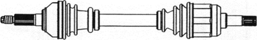 Cevam 7072 - Приводной вал abcparts.ee