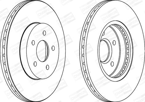 Champion 562180CH - Тормозной диск abcparts.ee