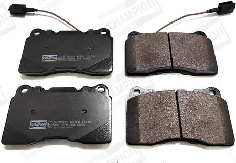 Champion 571952CH - Тормозные колодки, дисковые, комплект abcparts.ee