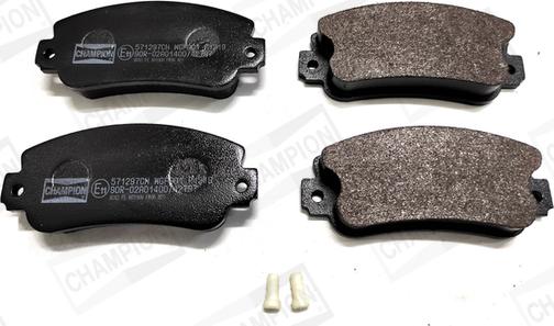 Champion 571297CH - Тормозные колодки, дисковые, комплект abcparts.ee