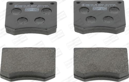 Champion 571247CH - Тормозные колодки, дисковые, комплект abcparts.ee